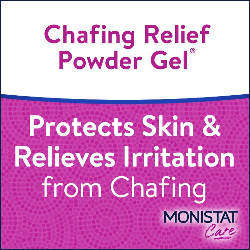 Monistat Care Feminine Chafing Relief Powder Gel, Anti-Chafe Protection - 1.5 oz, 4 of 9