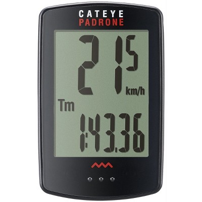 CatEye Padrone Wireless Cycling Computer - CC-PA100W - Black