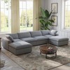 WJShome 6-Piece Cloud Modular Sectional Sofa,160.6"Down Filled Couch for Living Room,Sofa Cover Washable & Removable - 2 of 4