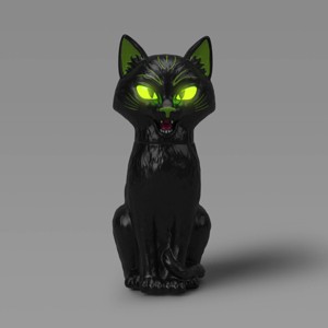 15" Halloween Light and Sound Cat - Hyde and EEK! Boutique™: Indoor Decor, Includes AA Batteries - 1 of 3