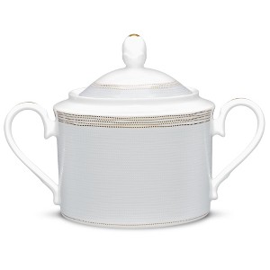 Noritake Linen Road Sugar Dish with Cover - 1 of 2