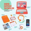 Bintiva Kids Office Play Set – Realistic Work-from-Home Role Play Kit with Toy Laptop, Phone, Headset, and Accessories – For Creativity and Focus - 2 of 4