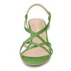 Allegra K Women's Slingback Strappy Kitten Buckle Stiletto Heel Sandals - 3 of 4
