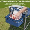 SUGIFT Folding Camping Chair, Heavy-Duty Director Chair with Side Table and Cooler Bag, 330 lbs Capacity - 4 of 4