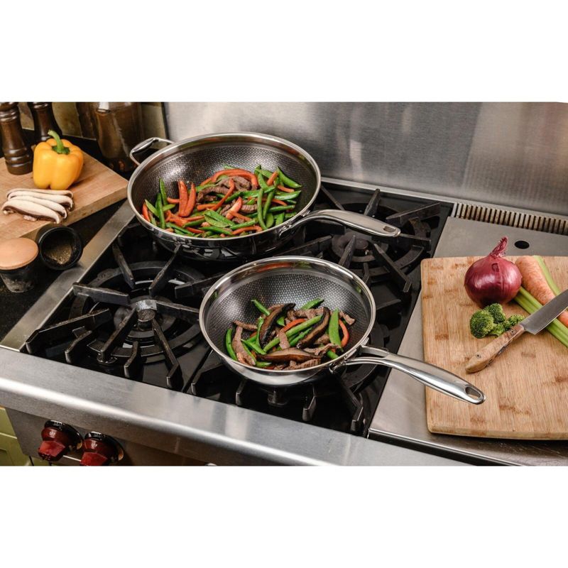 Frieling Black Cube, Chef's Pan, 9.5" dia., 2.5 qt., Stainless steel/quick release, 4 of 5