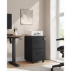 File Cabinet, Office Filing Cabinet with Lock, Pre-Assembled, 17.7 x 14.4 x 25.4 Inches - 2 of 4