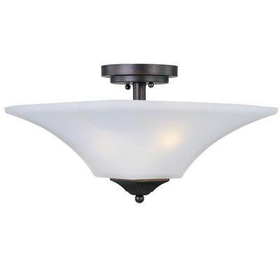 Maxim Lighting Aurora 2 - Light Semi-Flush Mount in  Oil Rubbed Bronze