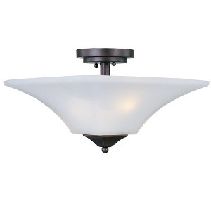 Maxim Lighting Aurora 2 - Light Semi-Flush Mount in  Oil Rubbed Bronze - 1 of 1