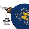 McNeese State University Primary Logo Wood Christmas Tree Holiday Ornament - 3 of 4