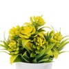 Unique Bargains Artificial Plants Spring Grass with Lotus Flowers Plastic 2.68"x2.68"x6.3" 1 Pc - 4 of 4