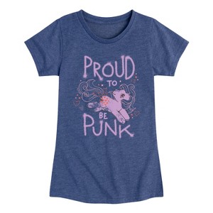 Girls' - My Little Pony - Proud To Be Punk Fitted Short Sleeve Graphic T-Shirt - 1 of 4