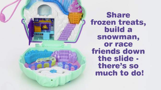 Polly Pocket Snow Sweet Penguin Compact Dolls and Playset, 2 of 7, play video