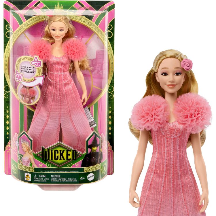 Universal Pictures&#8217; Wicked Singing Glinda 11&#34; Fashion Doll Posable with Removable Movie Fashions and Accessories, 1 of 6