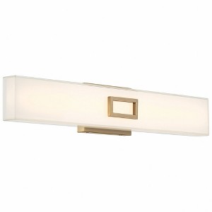Access Lighting Restore 1 - Light Vanity in  Antique Brushed Brass - 1 of 4
