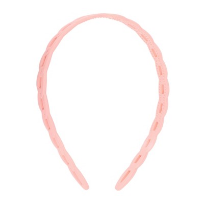 Unique Bargains Women's Classic Elegant Frosted Chain Hairband 5.51"x4.72" 1 Pc