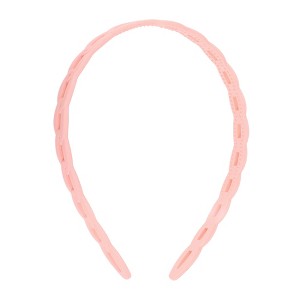 Unique Bargains Women's Classic Elegant Frosted Chain Hairband 5.51"x4.72" 1 Pc - 1 of 4