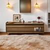 Modern TV Stand with Storage, 4 Drawer with Tempered Glass,Built-in Charging Ports & Ambient LED Lighting, Entertainment Center Console Table - 2 of 4