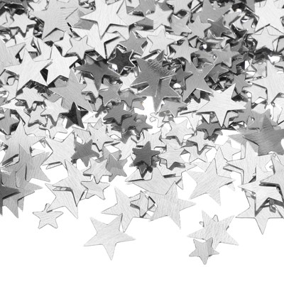 Unique Bargains Christmas Decorations DIY Twinkle Metallic Foil Glitter Star Tables Confetti 0.2/0.4 Inch 0.07 Ibs