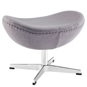 Modway Glove Wool Ottoman - 1 of 4
