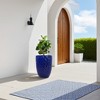 Wooakway 17" Dia Outdoor Indoor Ceramic Planter Pot Decorative Planter with Drainage Hole Patio Flower Pot - 2 of 4