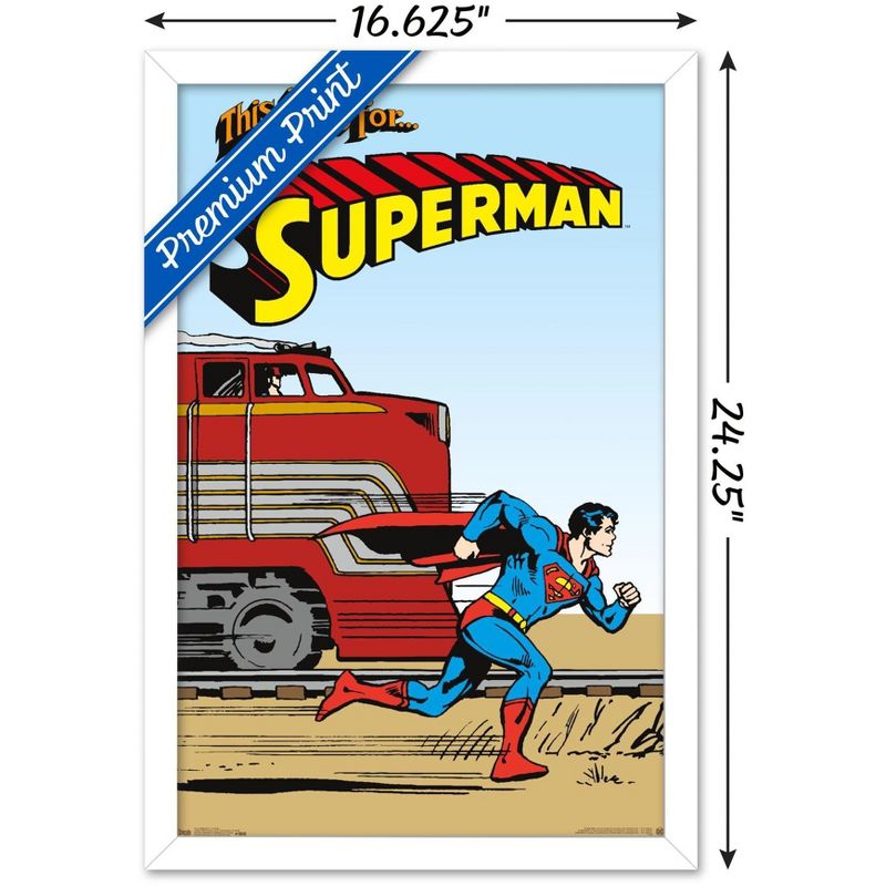Trends International DC Comics - Superman - VIntage Framed Wall Poster Prints, 3 of 7