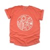Simply Sage Market Women's Desert Circle Short Sleeve Garment Dyed Tee - 3 of 4