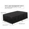 GARPROVM 90"L Garden Furniture Covers Large Outdoor Table Cover Waterproof Windproof Anti-UV - 2 of 4