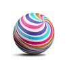 New-Bounce Bouncy Balls for Kids - 8.5" Rainbow Swirl Playground Balls - image 2 of 3