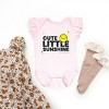 The Juniper Shop SmileyWorld Cute Little Sunshine Flutter Sleeve Bodysuit - 3 of 4