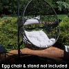 Sunnydaze Outdoor Egg Chair Polyester Replacement Cushion : Target