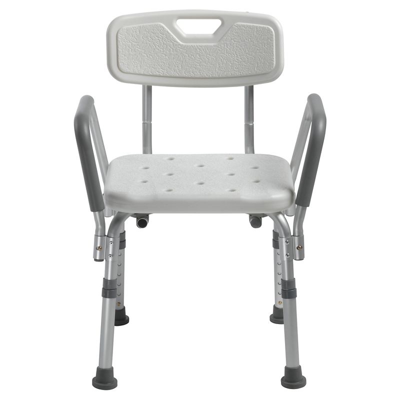 Drive Medical Knock Down Bath Bench with Back and Padded Arms, 2 of 5