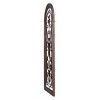 Traditional Scroll Iron Design Wood Framed Wall Art Brown - StyleCraft: Rustic Vertical Metalwork, 50" Height - 2 of 4