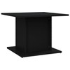 vidaXL Coffee Table Black Engineered wood Medium Coffee Table - 2 of 4
