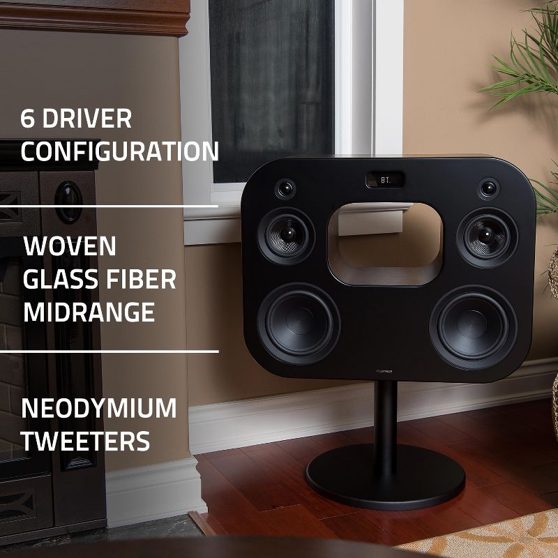 Fluance Fi70WW Three-Way Wireless High Fidelity Music System with Powerful Amplifier & Dual 8" Subwoofers, 2 of 10