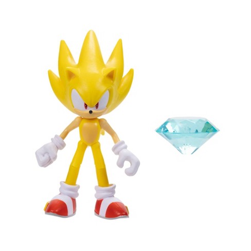 Sonic the Hedgehog - Super Sonic with Chaos Emerald 4 Action Figure