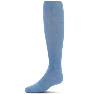Memoi Solid Cotton Girls Sweater Tights - 1 of 2