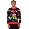 Seven Times Six Dr. Seuss GRINCH Men's Define Naughty Ugly Christmas Sweater Multicoloured - 4 of 4