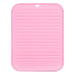 Unique Bargains Silicone Heat Resistant Non-Slip Durable Dish Drying Mat - 1 of 4