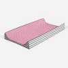 Bacati - Elephants Pink/Gray Pink Pin Dots Quilted Top Changing Pad Cover - 2 of 4