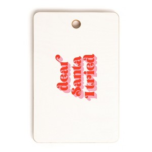 Emanuela Carratoni Dear Santa I tried Cutting Board Rectangle -Deny Designs - 1 of 3
