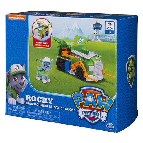 Paw Patrol Rocky Recycle Truck & Collectible Figure