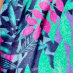 multi palm leaf print