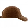 Adult Busch Light Logo Distressed Brown Colorway Adjustable Hat - 4 of 4