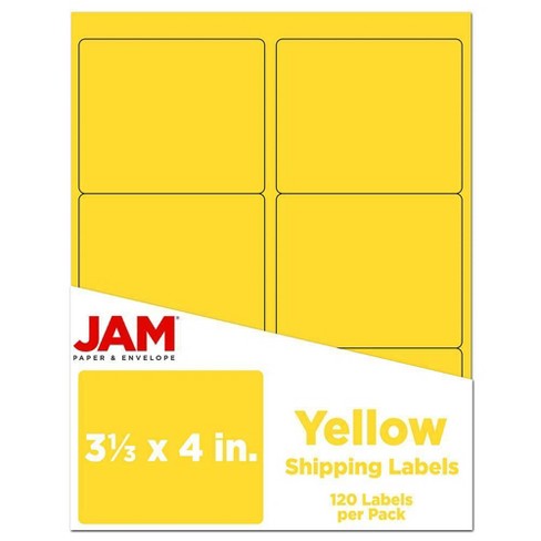 JAM Paper Printable Business-Card, 3.5 x 2, Yellow, 100/Pack in the Office  Accessories department at