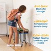 ECR4Kids Daisy Stackable Stool Set, 8-Piece - 3 of 4