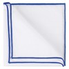 INSPIRE CHIC Men's Cotton Contrast Solid Color Tuxedo Pocket Squares Handkerchiefs - 4 of 4
