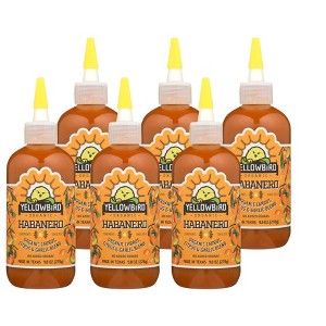 Yellowbird Organic Habanero Condiment Sauce - Case of 6/9.8 oz - 1 of 4