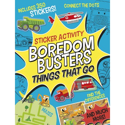 Boredom Busters: Things That Go Sticker Activity - by  Tiger Tales (Paperback)