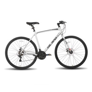 HILAND Clifford 700C Hybrid Bike, 21 Speeds Urban City Commuter Bicycle - 1 of 4