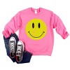 The Juniper Shop Distressed Smiley Face Youth Graphic Sweatshirt - 3 of 3